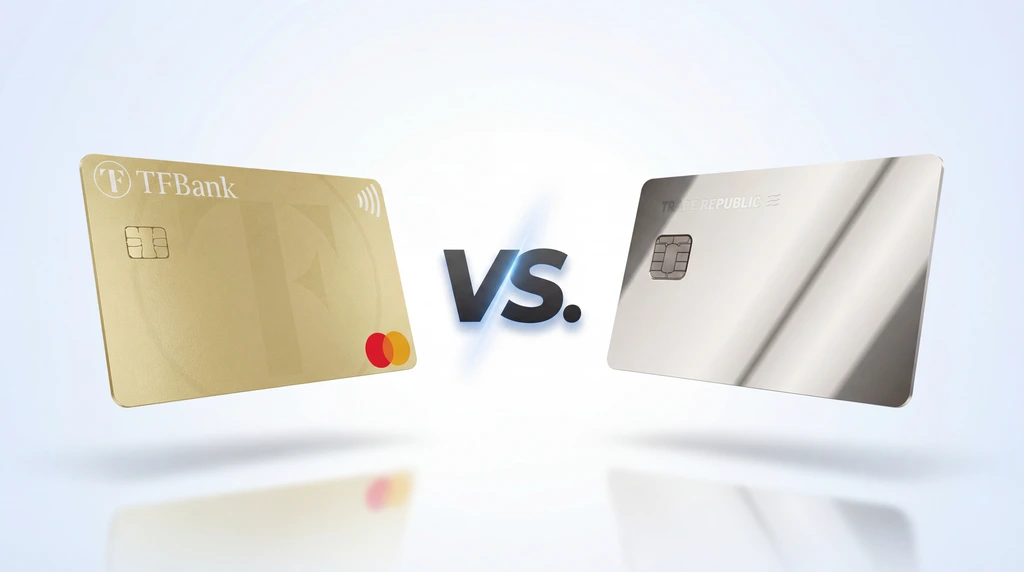 TF Mastercard Gold vs. Trade Republic: Gold-Vorteile gegen Investment-Power